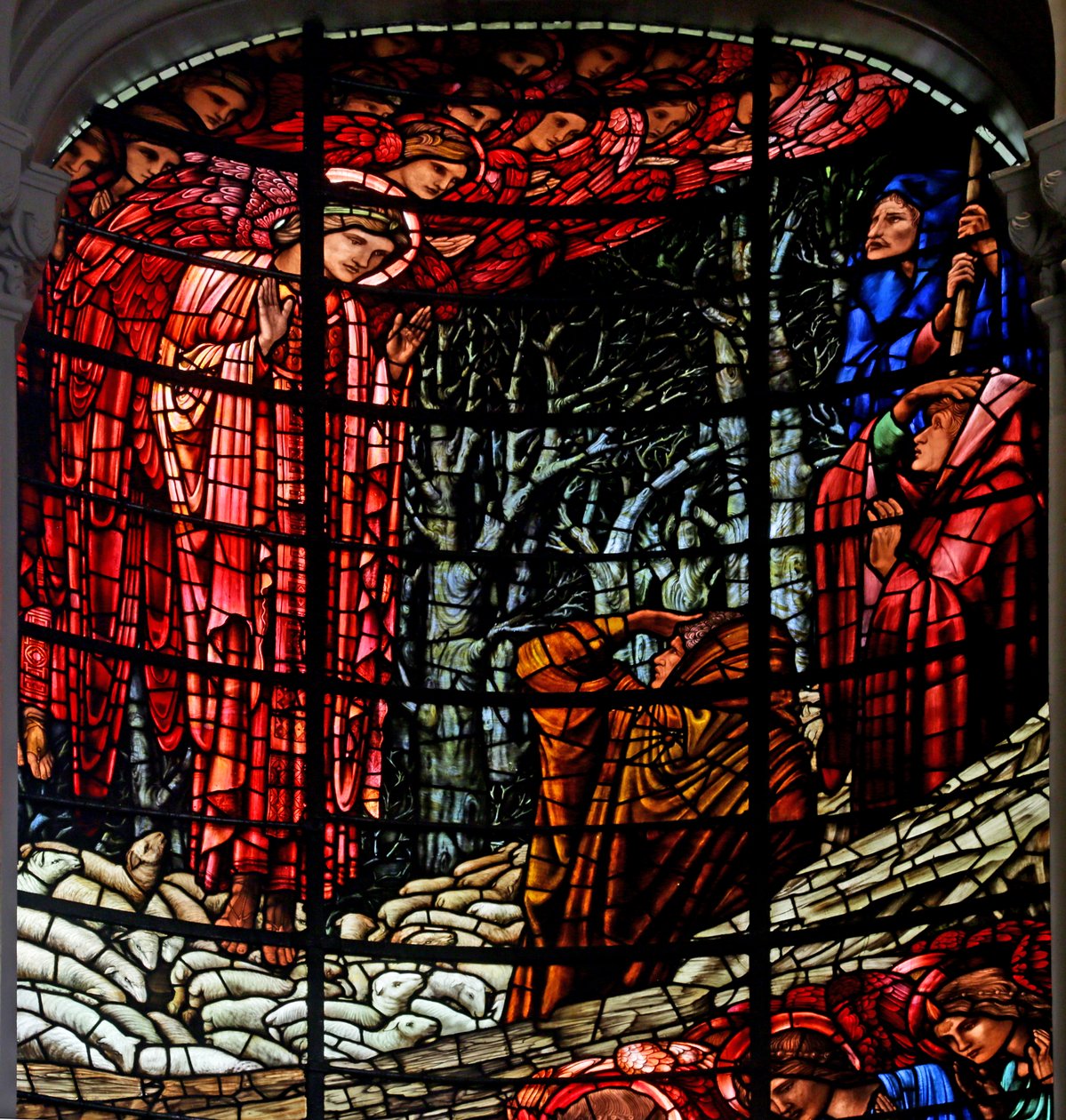 La Natività e Annunciazione ai Pastori da Edward Burne Jones