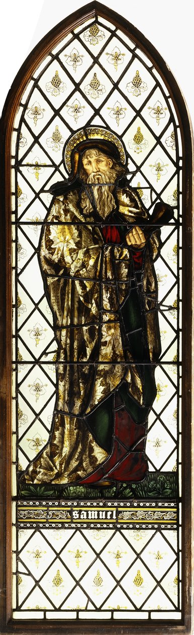 Il profeta Samuele, di Morris & Co, 1868 da Edward Burne Jones