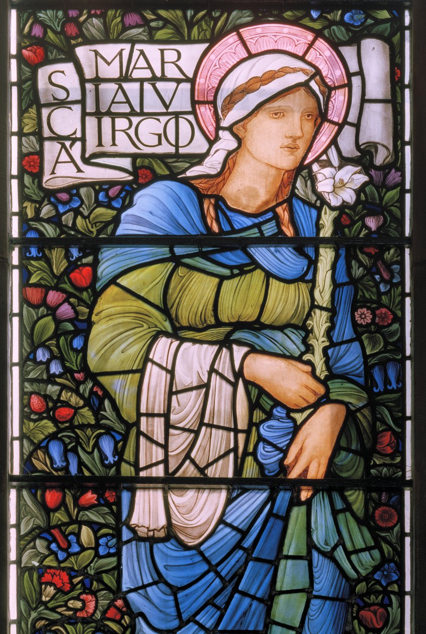 La Vergine Maria, Finestra Est da Edward Burne Jones