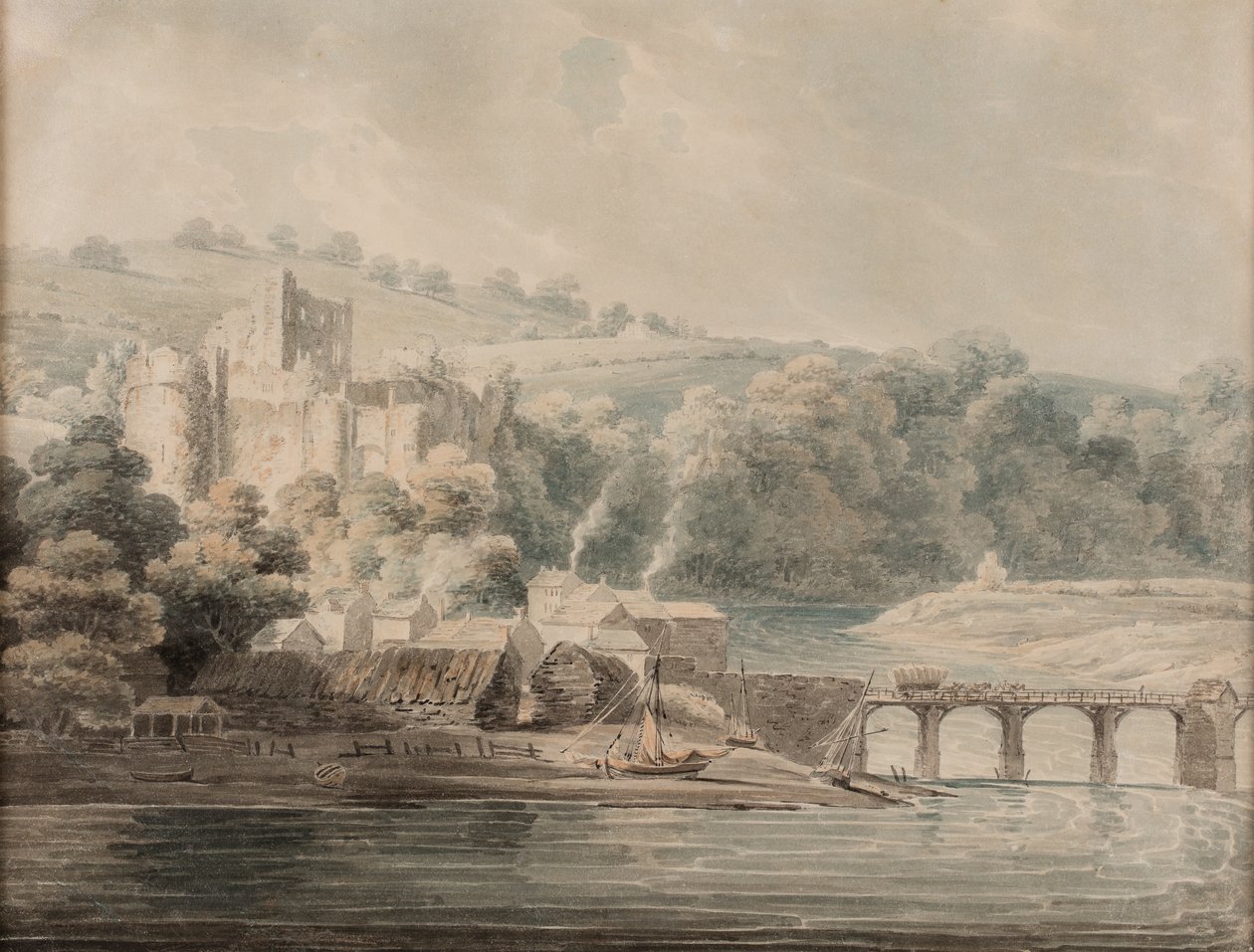 Castello di Chepstow da Edward Dayes