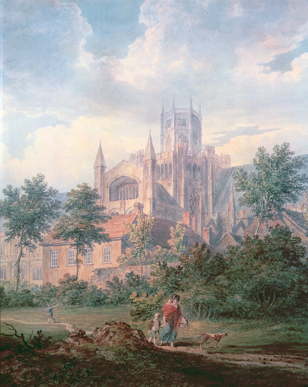 Cattedrale di Ely dal sud-est (dettaglio) da Edward Dayes