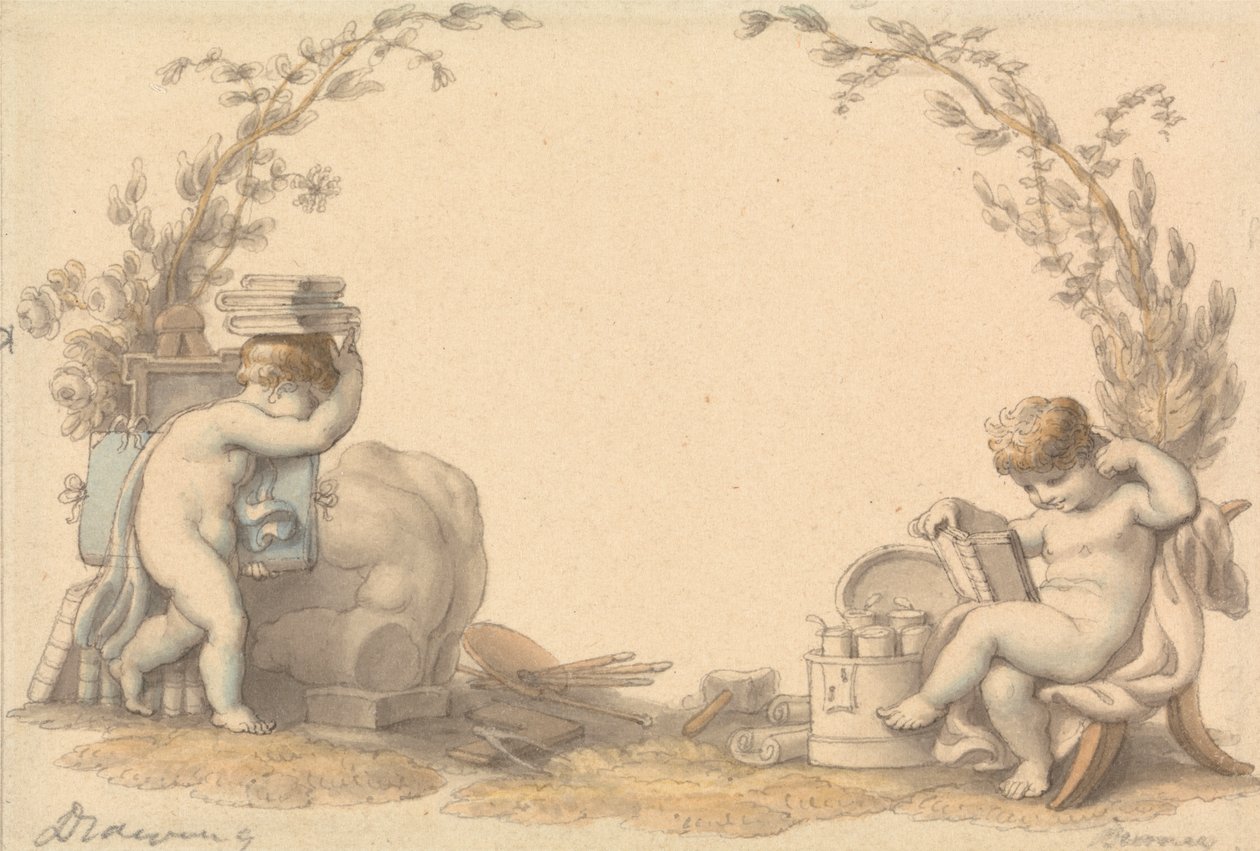 Allegoria del Disegno da Edward Francis Burney