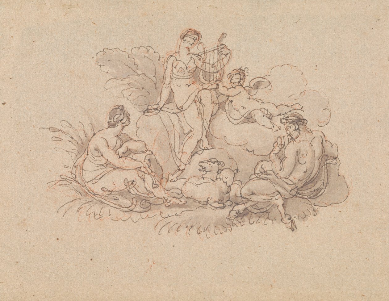 Erato e Pan da Edward Francis Burney