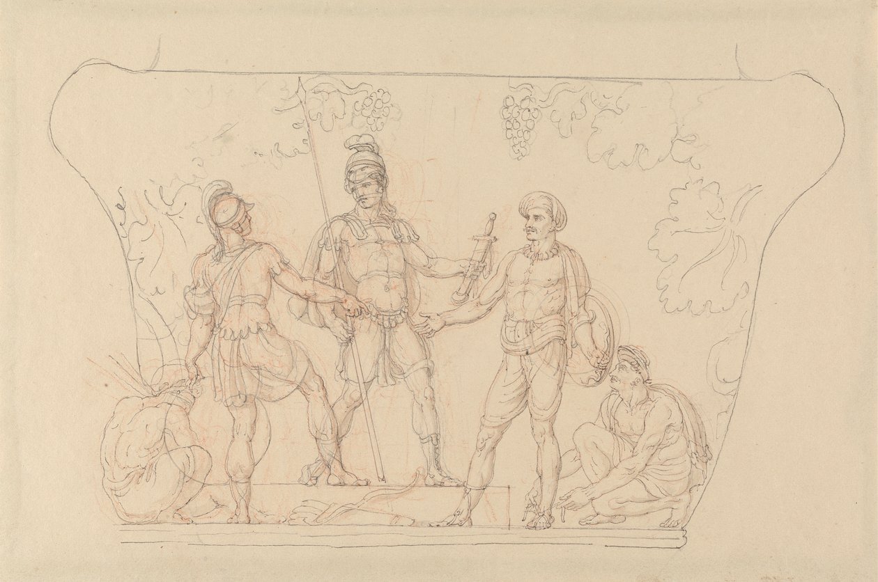 Distribuzione di armi agli indiani da Edward Francis Burney