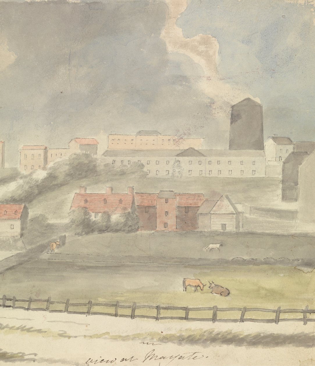 Veduta di Margate da Edward Francis Burney