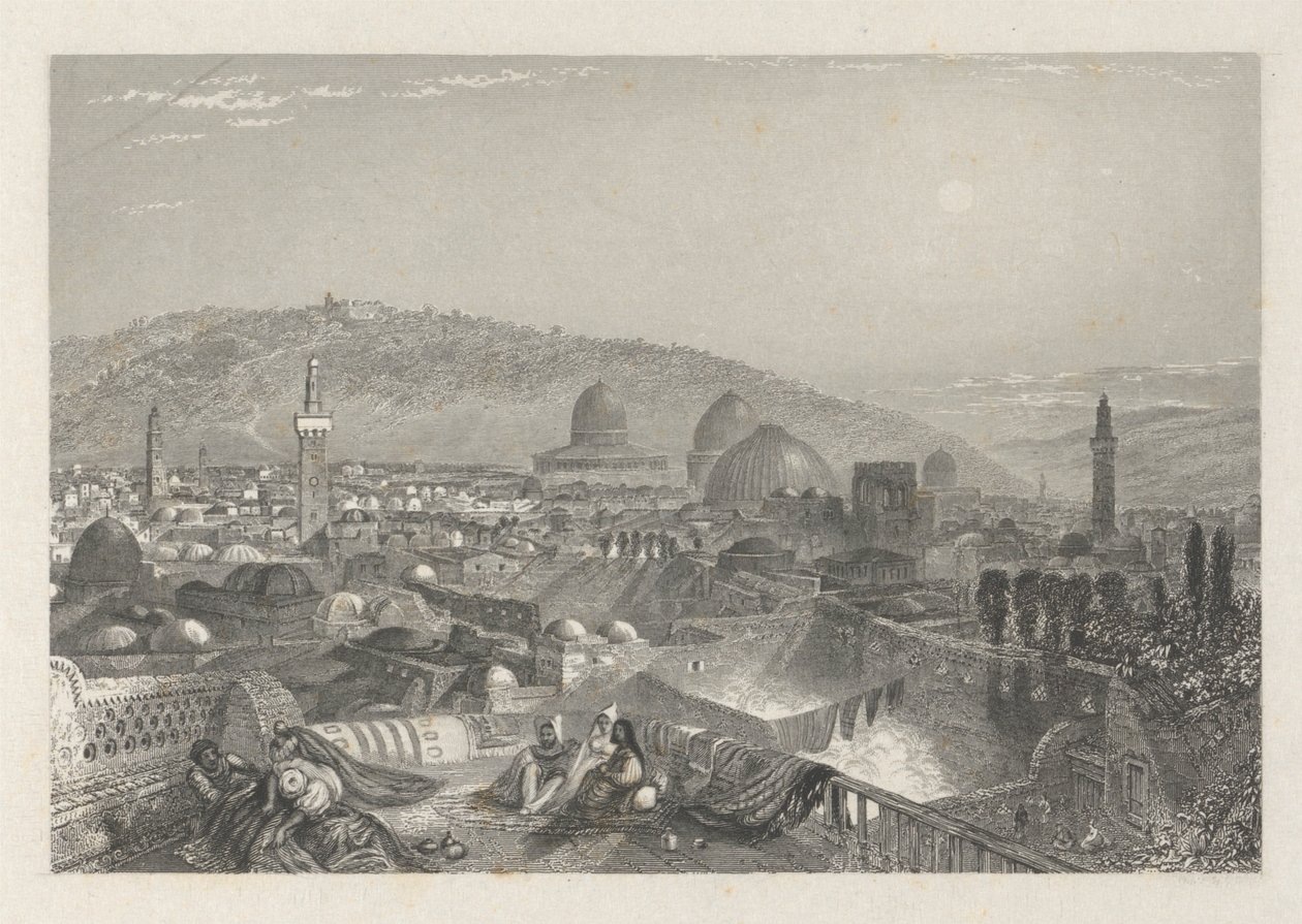 Gerusalemme dal convento latino da Edward Francis Finden
