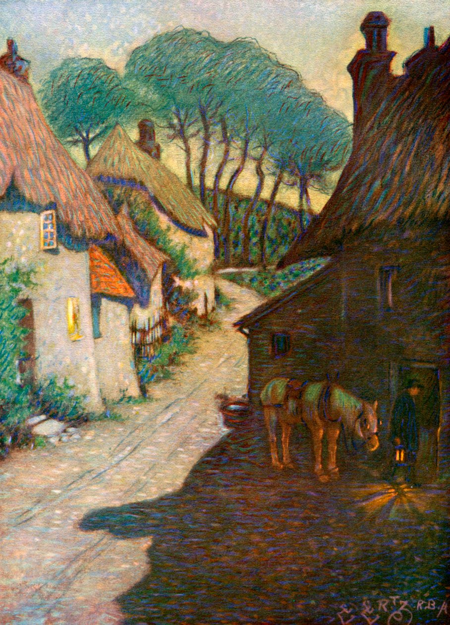 Villaggio di Thurlestone, South Devon, 1924-1926 da Edward Frederick Ertz