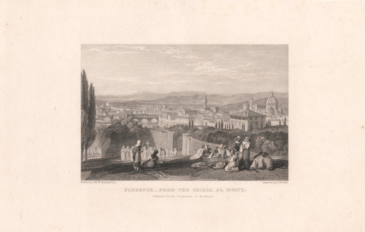 Firenze dalla Chiesa al Monte da Edward Goodall