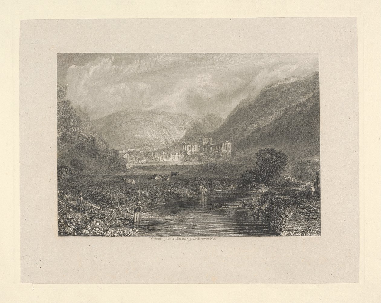 Abbazia di Rievaulx, Yorkshire da Edward Goodall