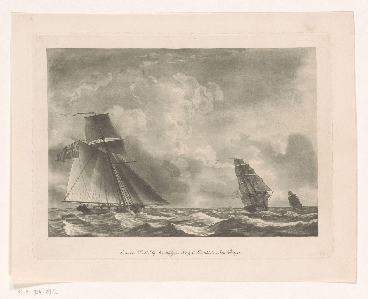 Flotta britannica in mare da Edward Hedges