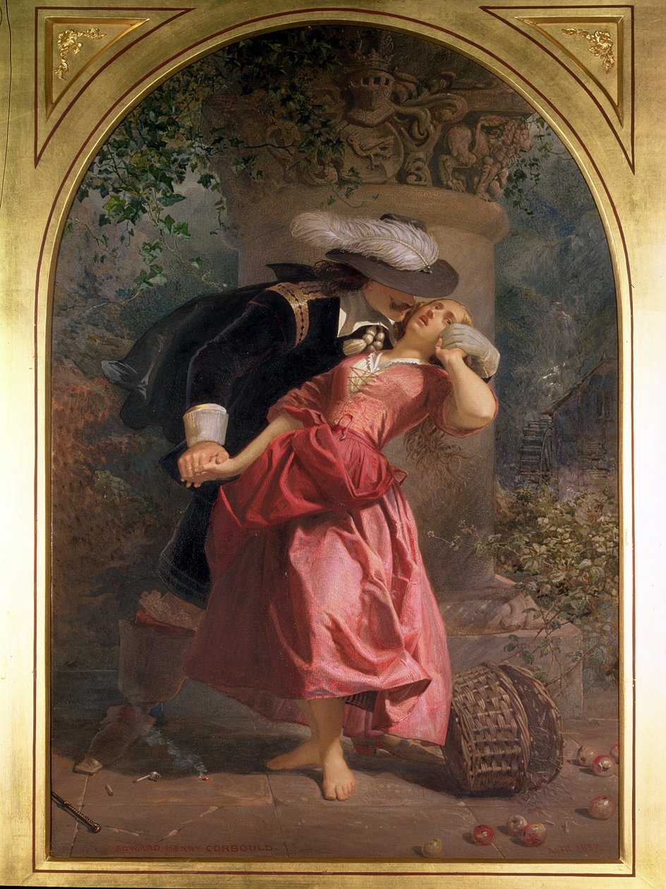 La Seduzione, 1857 da Edward Henry Corbould