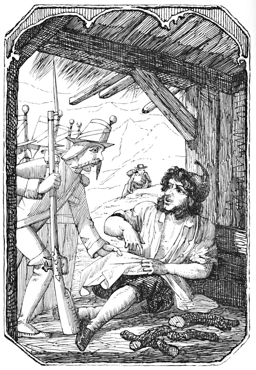 Lo zaino, il cappello e il corno, 1901 da Edward Henry Wehnert