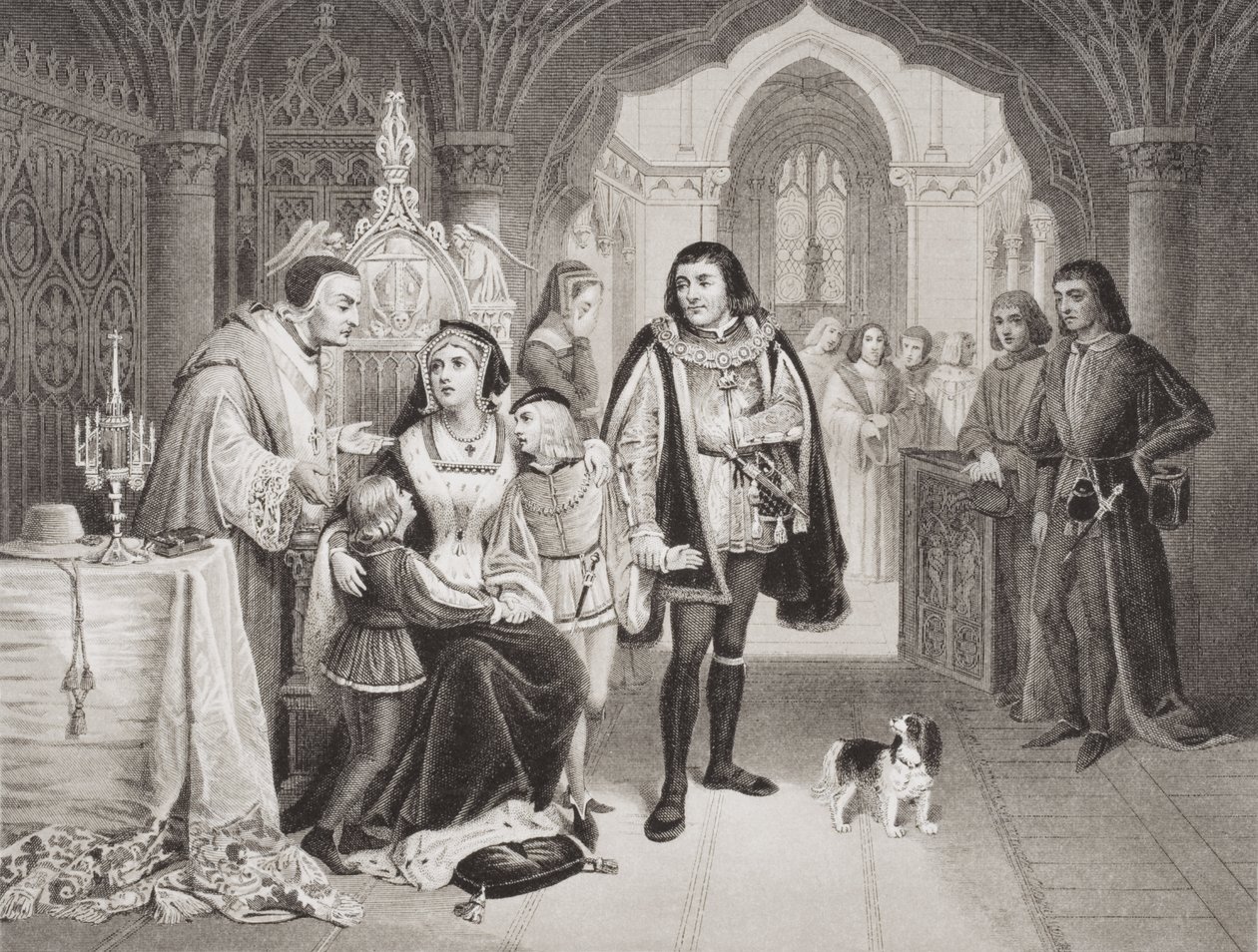 I figli di Edoardo IV separati dalla madre da Riccardo duca di Gloucester, 16 giugno 1483, da 