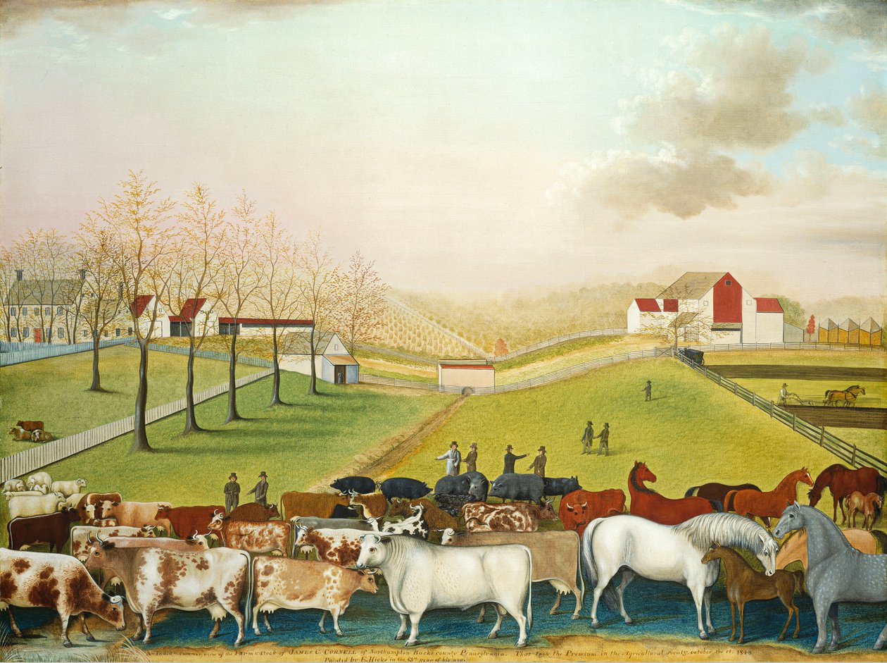La fattoria Cornell da Edward Hicks