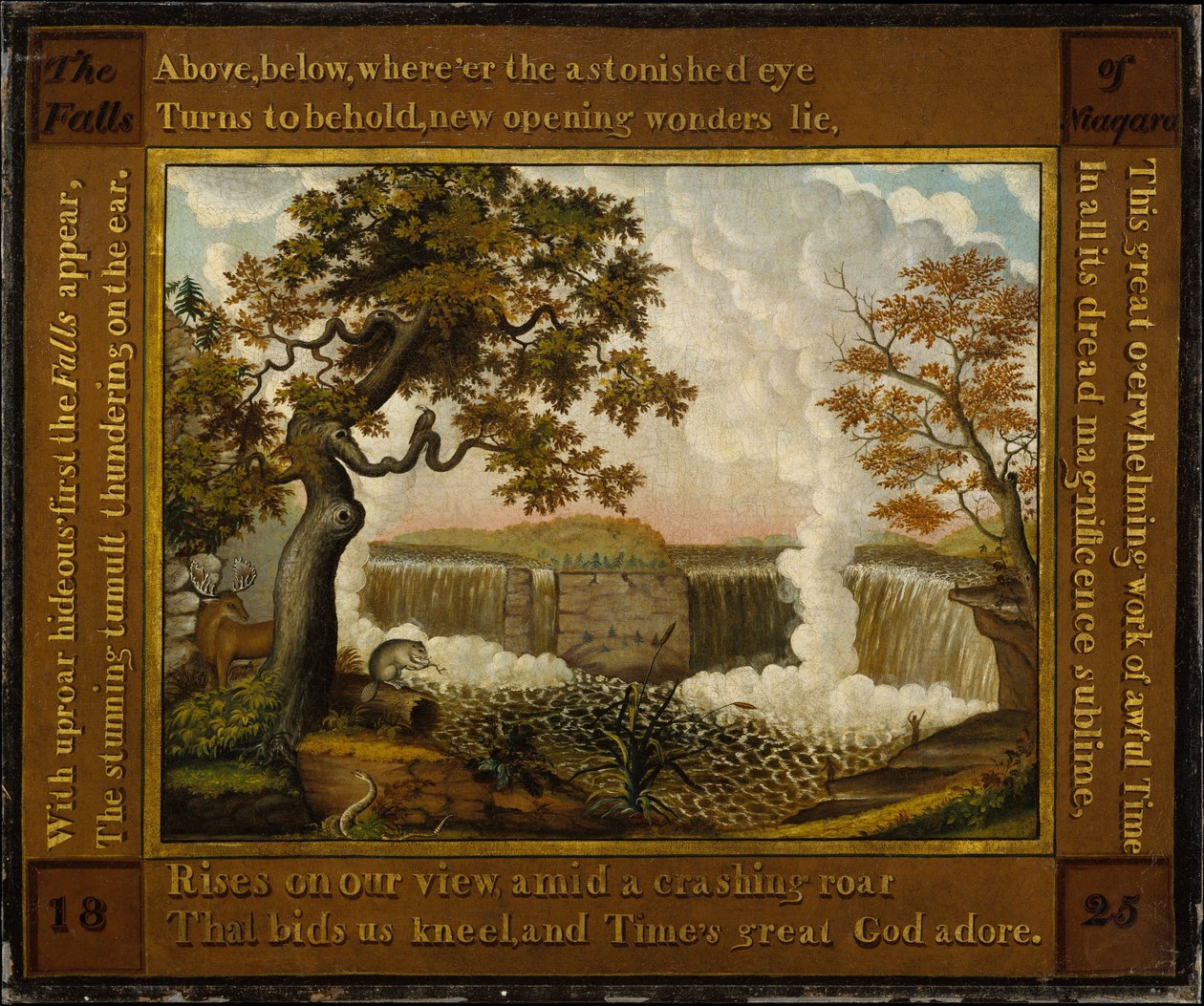 Die Niagarafälle da Edward Hicks