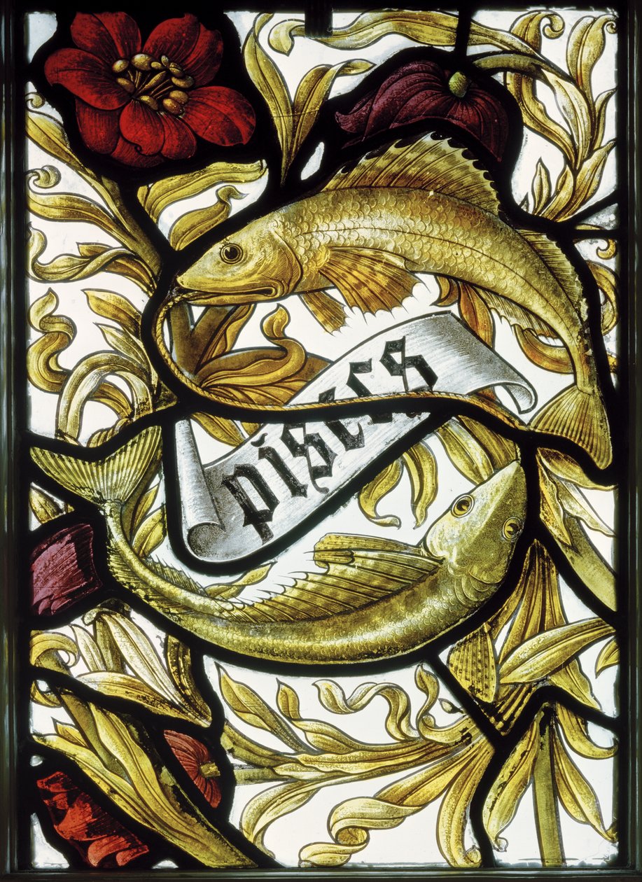 Pownall Hall, Segni dello Zodiaco, Pesci da Edward Holmes Jewitt