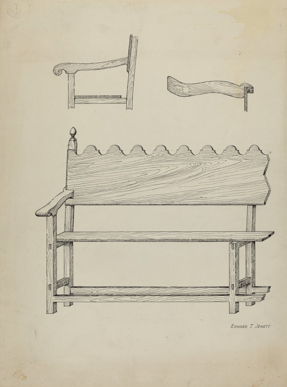 Letto missionario da Edward Jewett