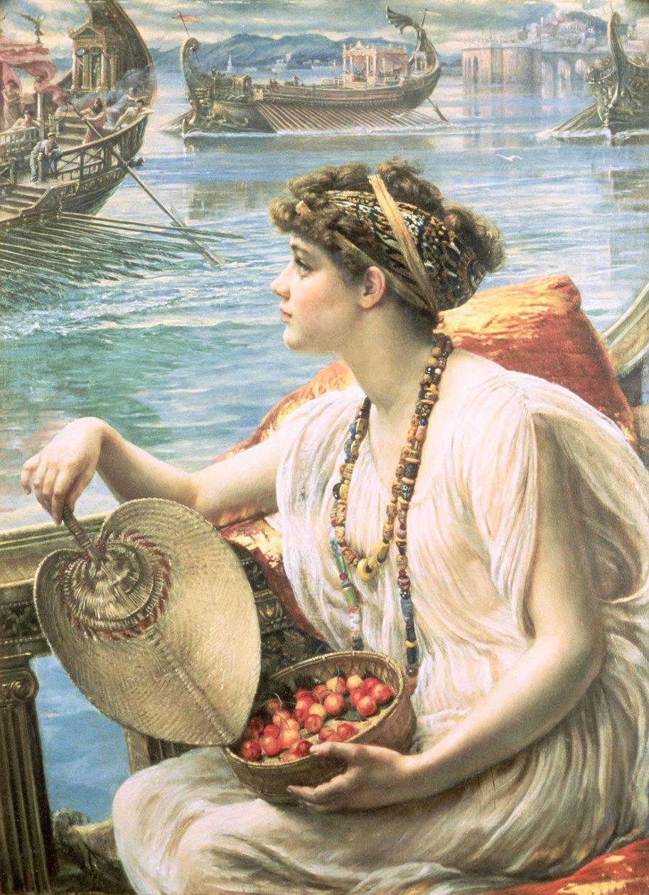 Una gara di barche romana da Edward John Poynter