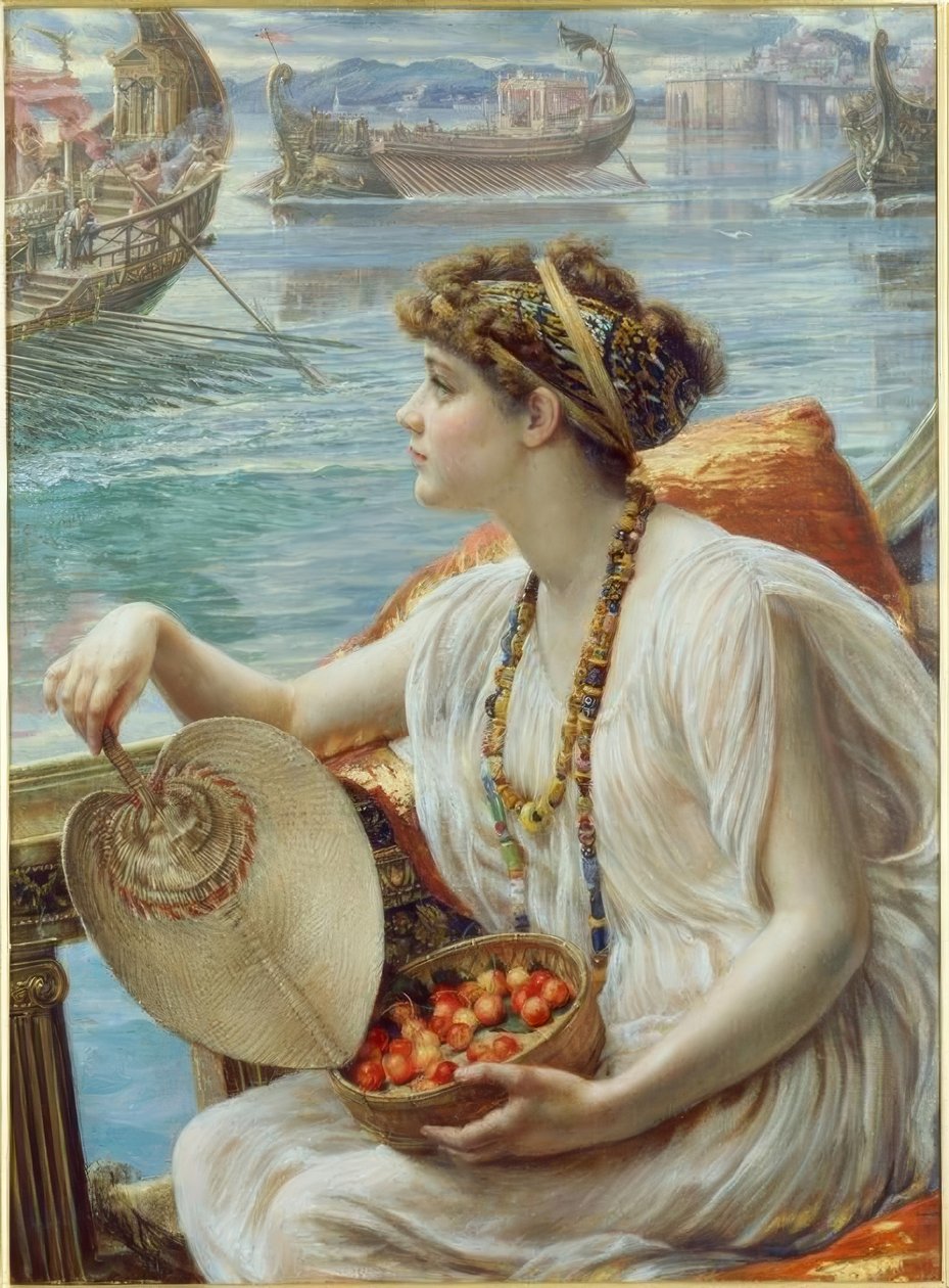 Una gara di barche romana da Edward John Poynter