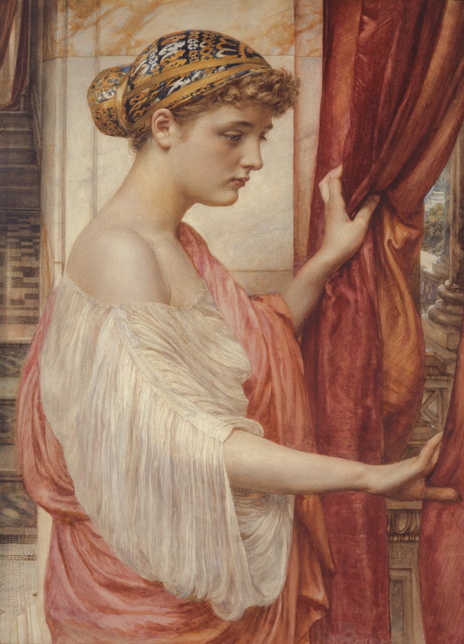 Alla finestra, 1884 da Edward John Poynter
