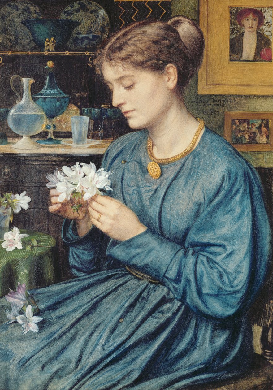 Ritratto di Agnes Poynter, 1867 da Edward John Poynter
