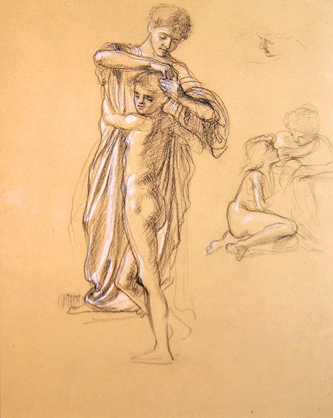 Studio per Idle Fears (I), 1893 da Edward John Poynter
