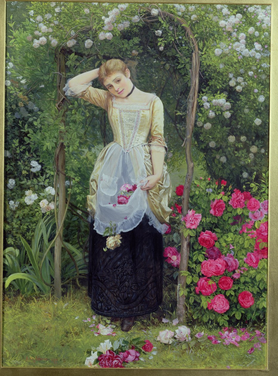 Il pergolato di rose, 1877 da Edward Killingworth Johnson