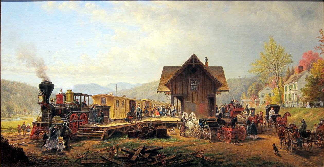 NY Met Lansom henry alloggio da Edward Lamson Henry