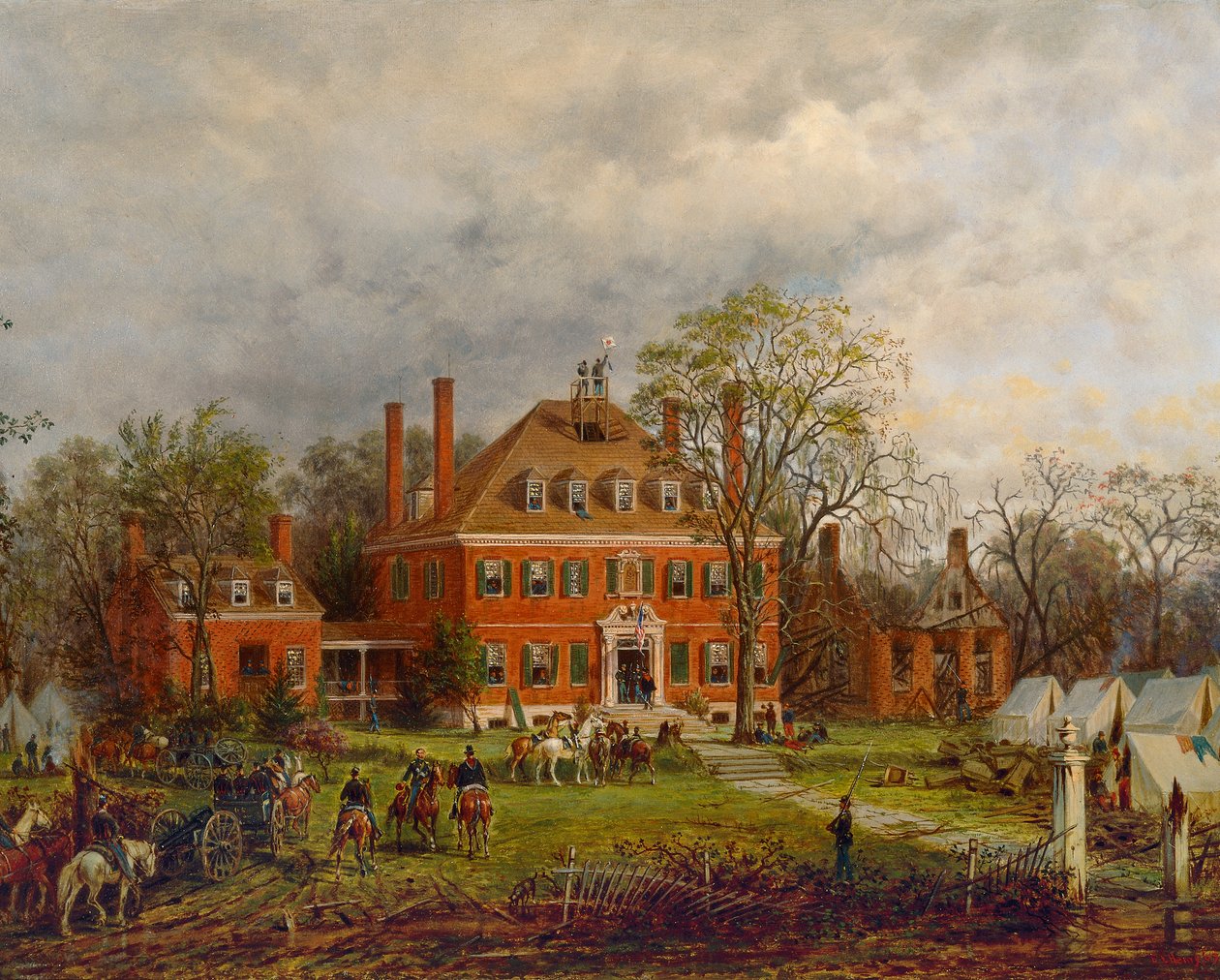 La vecchia casa di Westover da Edward Lamson Henry