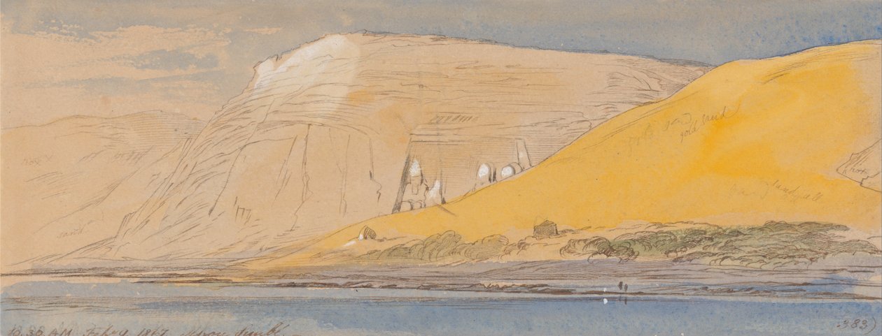 Abu Simbel, ore 10.30 del 9 febbraio 1867 (383) da Edward Lear