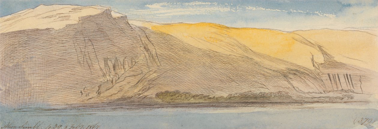Abu Simbel, ore 16.30, 8 febbraio 1867 (379) da Edward Lear