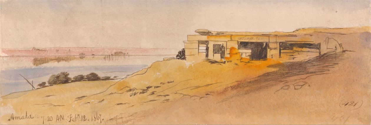 Amada, 7:20 del 12 febbraio 1867 (421) da Edward Lear