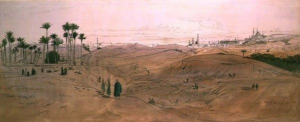 Il Cairo da Edward Lear