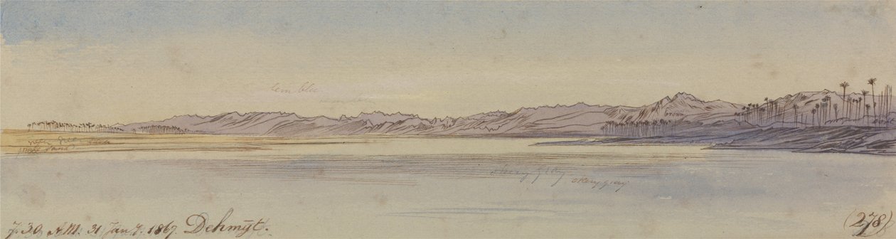 Dehmyt, 7:30 del 31 gennaio 1867 (278) da Edward Lear