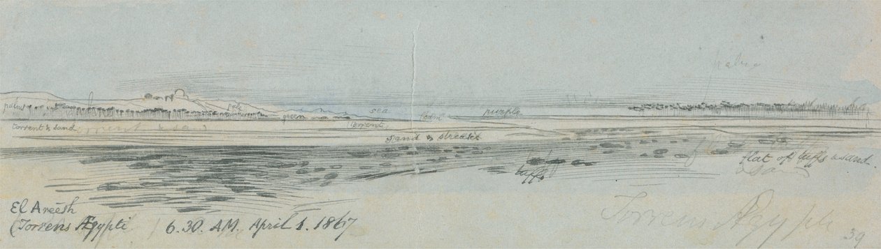 El Areesh (Torrens Aegypti) da Edward Lear