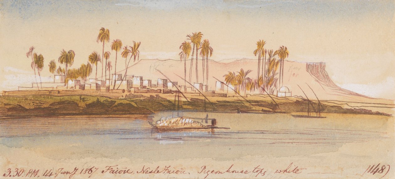 Faiou Nesle Faiou; ore 15:30, 14 gennaio 1867 (148) da Edward Lear