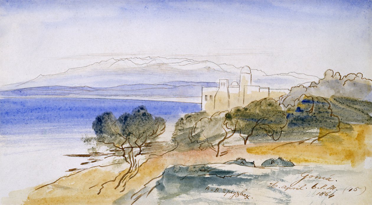 Gonia, 1864 da Edward Lear