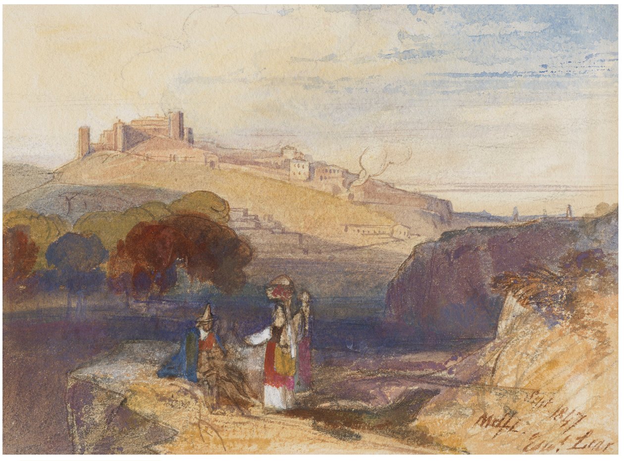 Melfi, Italy da Edward Lear