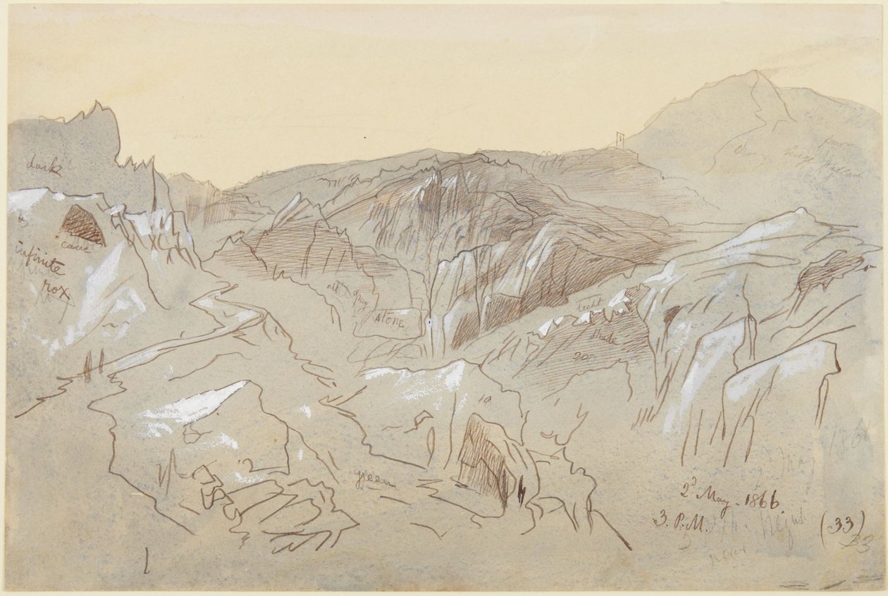 Montagne in Dalmazia da Edward Lear