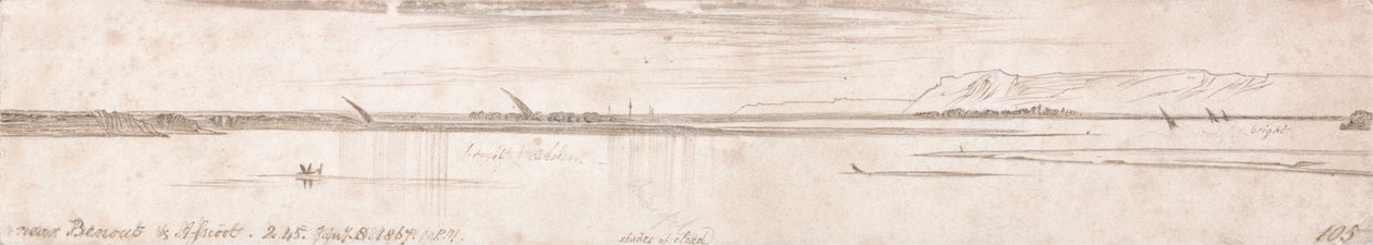 Vicino a Benout amp; Assioot da Edward Lear