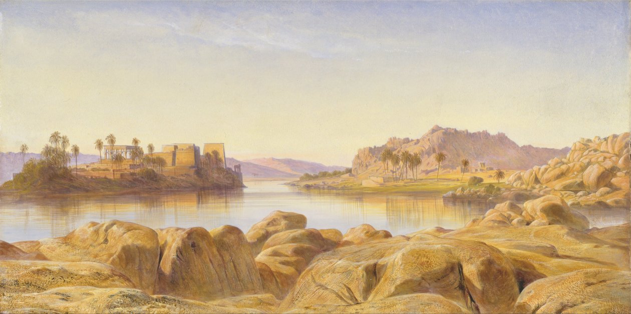 Philae, Egitto da Edward Lear