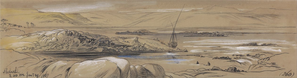 Shelaal, 2:30 del 29 gennaio 1867 (260) da Edward Lear