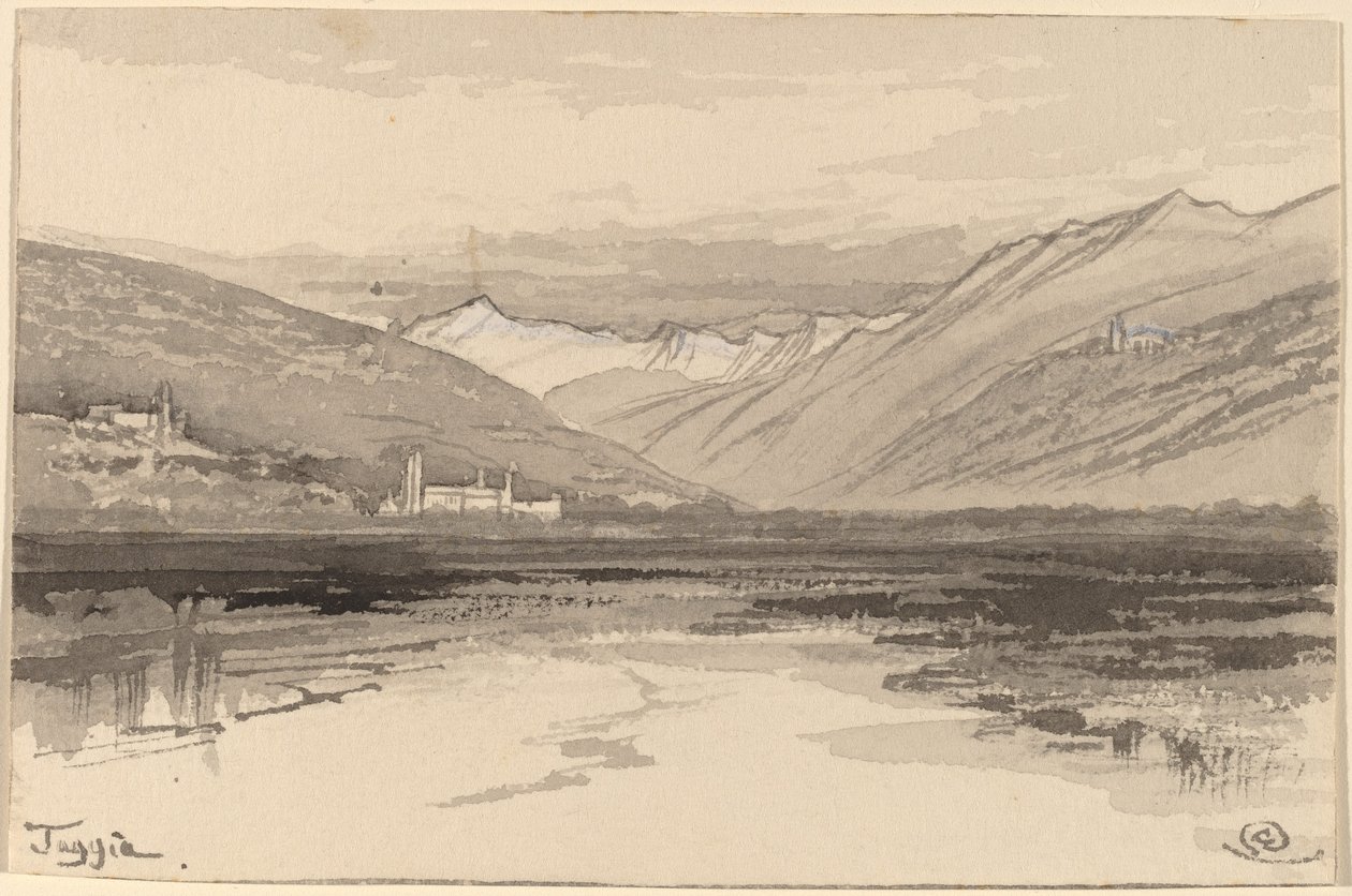 Taggia, 1884-1885 da Edward Lear