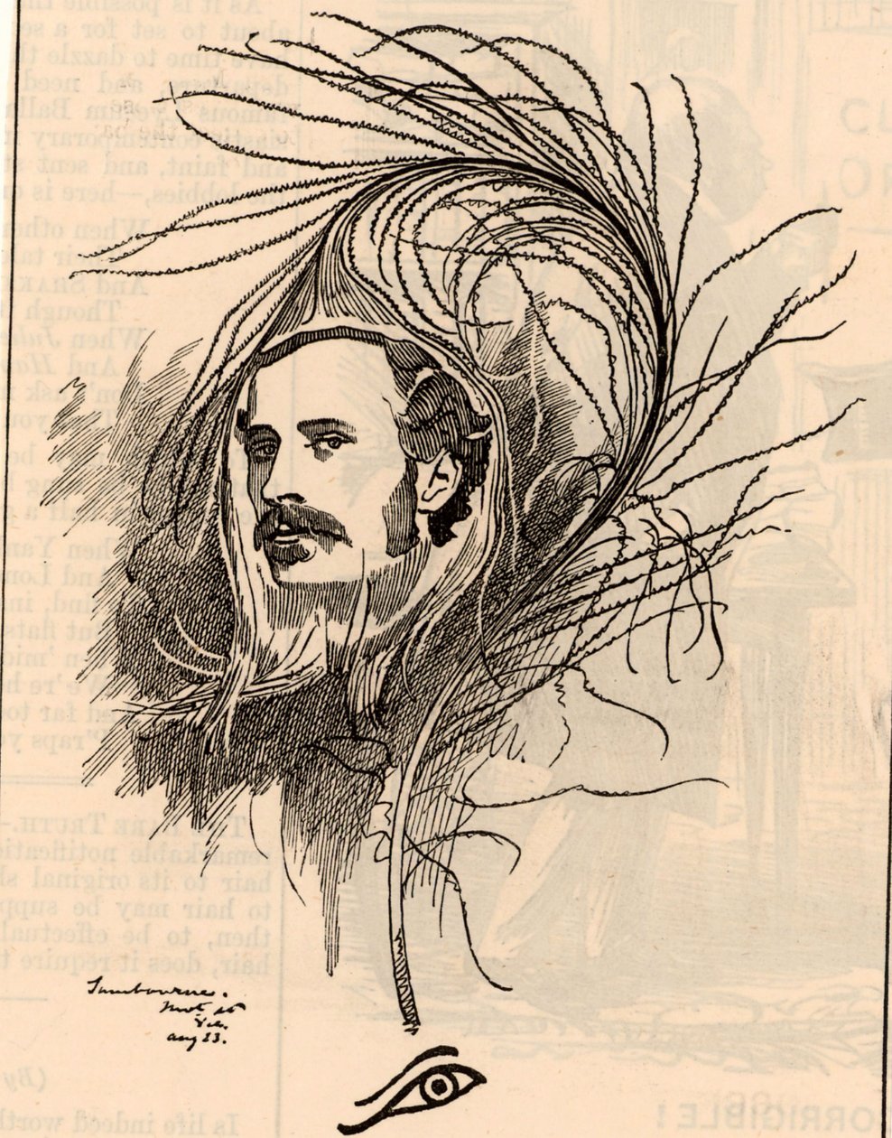 Cartone animato di Ellis Ashmead-Bartlett da Edward Linley Sambourne