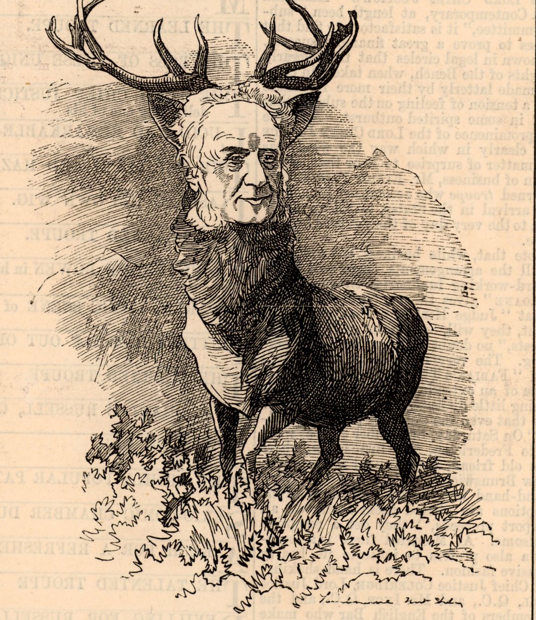 Cartone animato di Walter Francis Scott da Edward Linley Sambourne