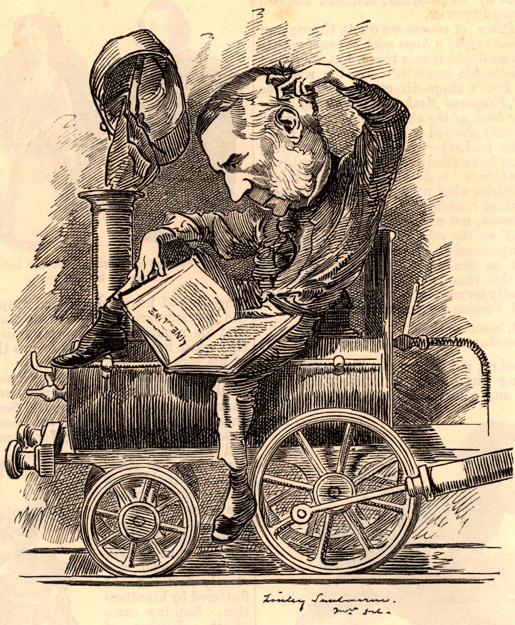 Edward William Watkin (1819-1901) da Edward Linley Sambourne