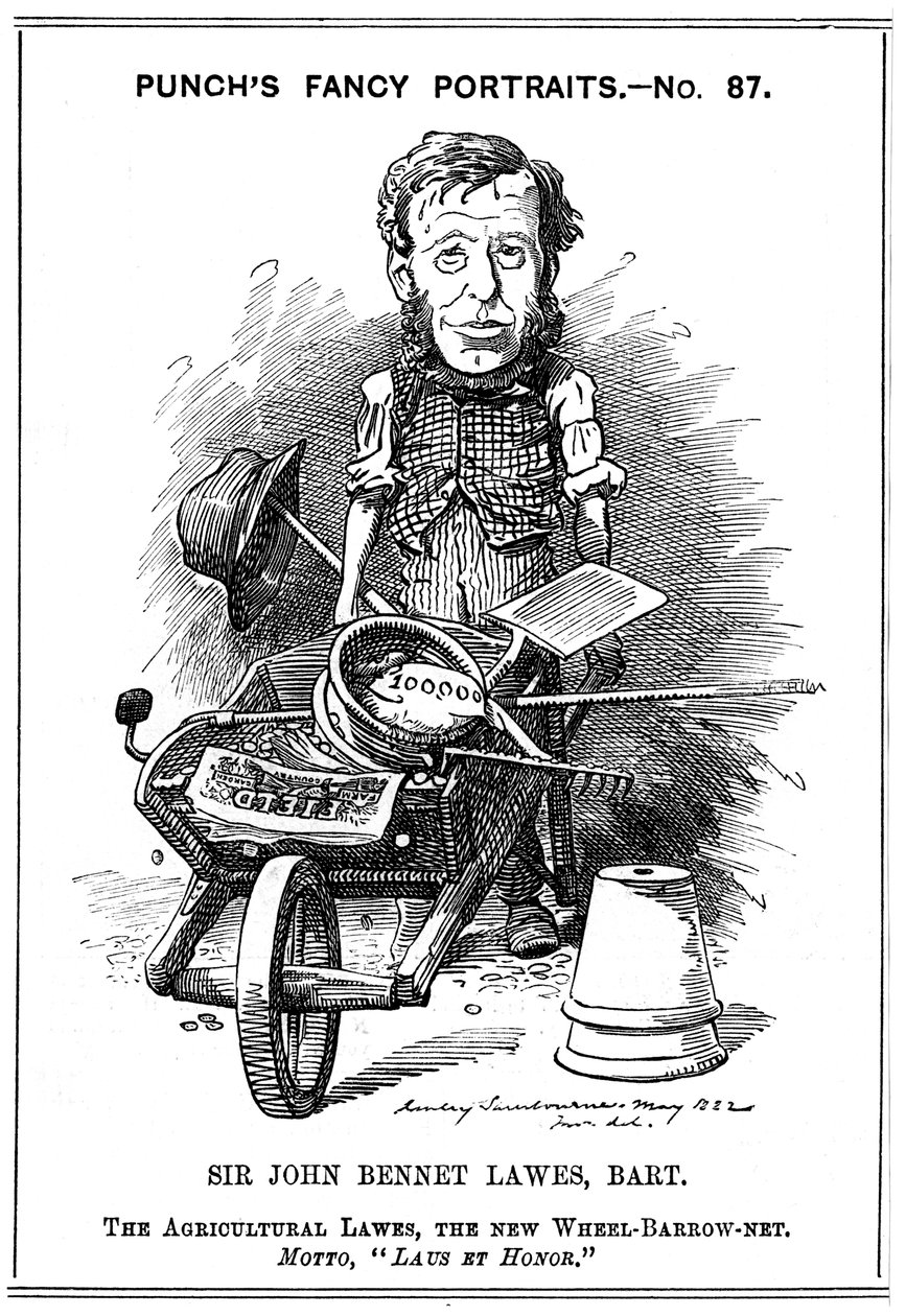 John Bennett Lawes, agricoltore inglese, 1882 da Edward Linley Sambourne