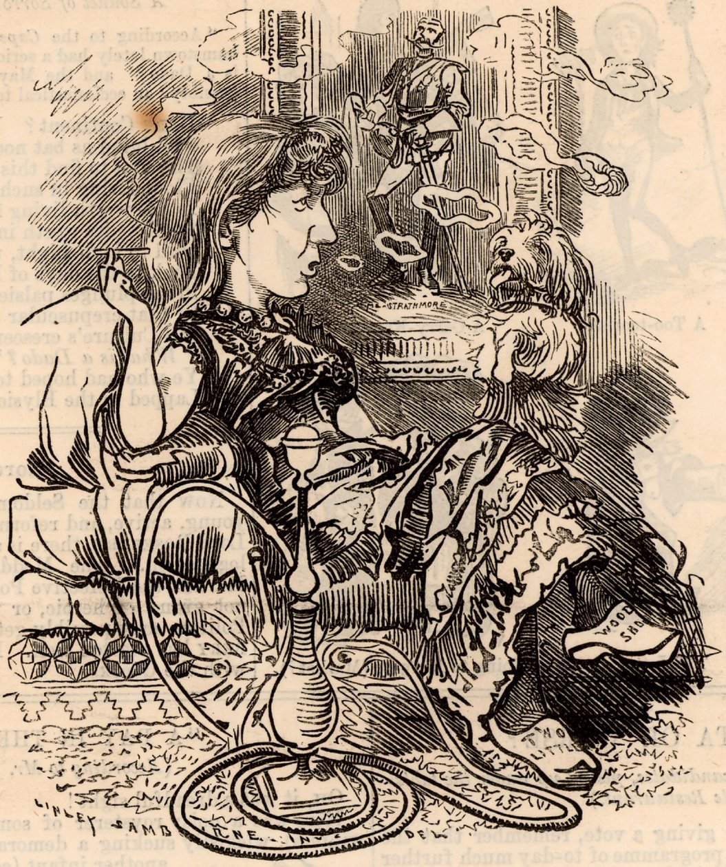 Ouida (1839-1908) da Edward Linley Sambourne