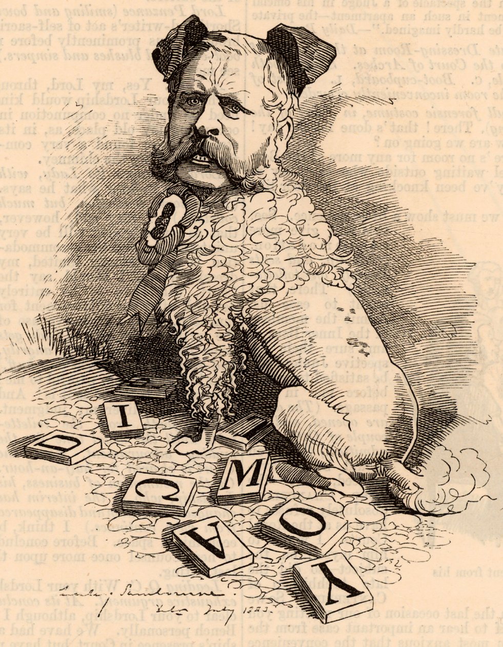 William Henry Waddington (1826-1894) da Edward Linley Sambourne