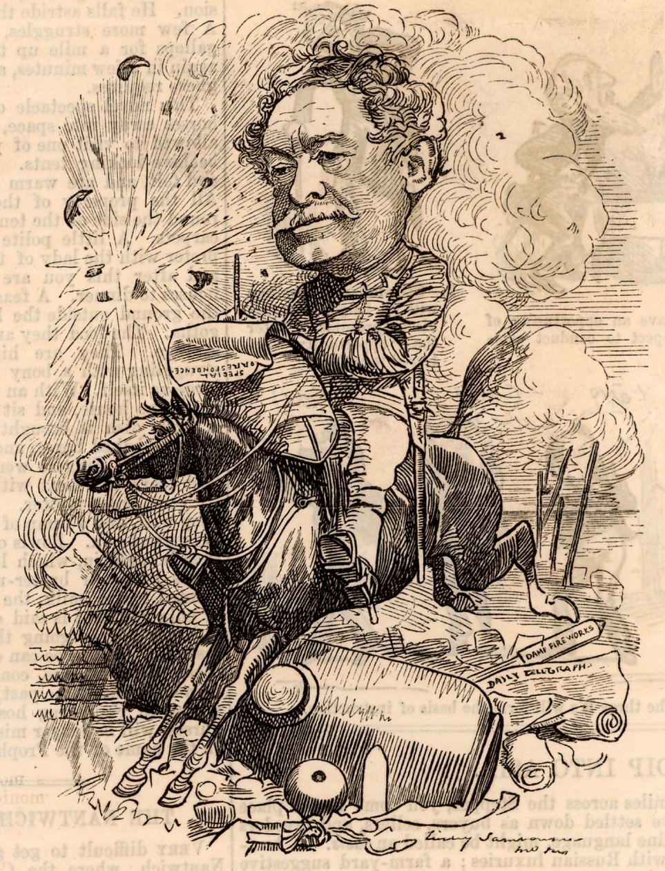 William Howard Russell (1821-1907) da Edward Linley Sambourne